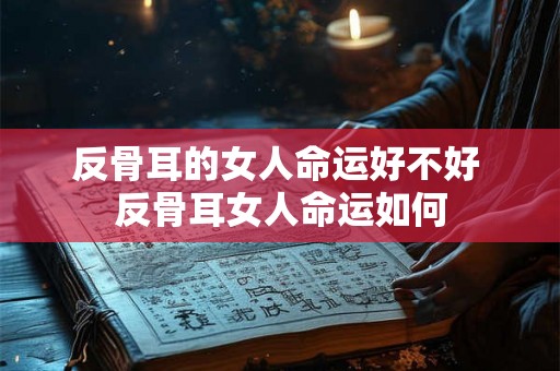 反骨耳的女人命运好不好 反骨耳女人命运如何