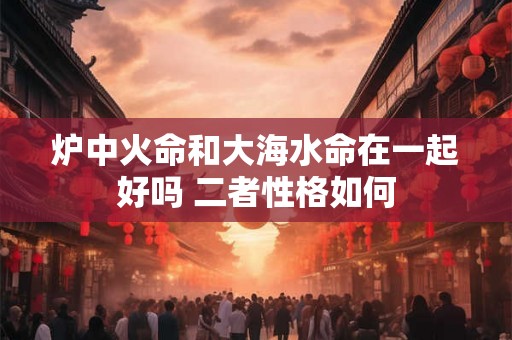 炉中火命和大海水命在一起好吗 二者性格如何