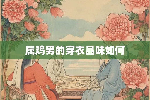 属鸡男的穿衣品味如何