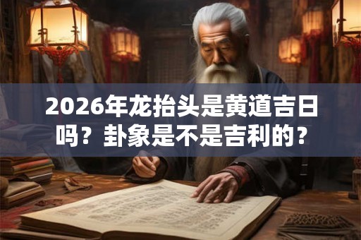 2026年龙抬头是黄道吉日吗？卦象是不是吉利的？