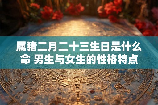 属猪二月二十三生日是什么命 男生与女生的性格特点