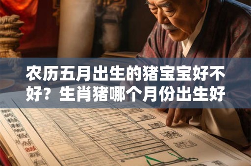 农历五月出生的猪宝宝好不好？生肖猪哪个月份出生好？