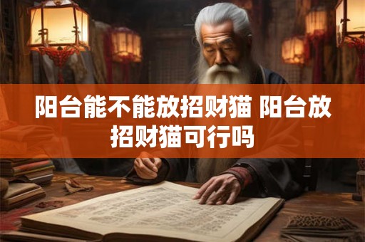 阳台能不能放招财猫 阳台放招财猫可行吗