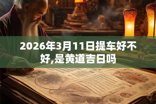 2026年3月11日提车好不好,是黄道吉日吗