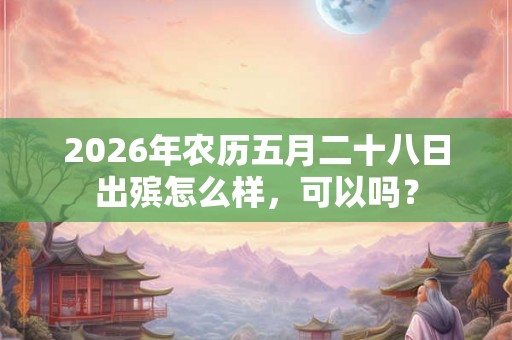 2026年农历五月二十八日出殡怎么样,可以吗? 2026年农历五月二十八日出殡怎么样,可以吗?