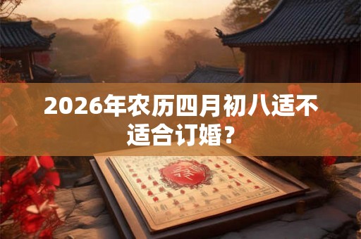 2026年农历四月初八适不适合订婚？