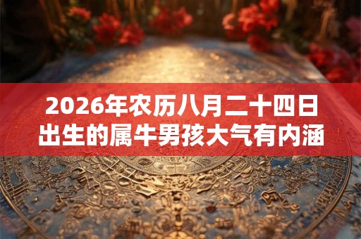 2026年农历八月二十四日出生的属牛男孩大气有内涵的名字大全 2026年农历八月二十四日出生的属牛男孩大气有内涵的名字大全