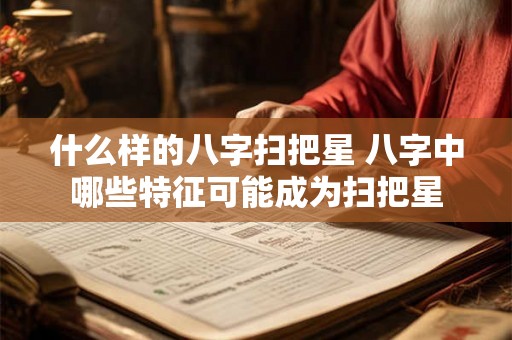 什么样的八字扫把星 八字中哪些特征可能成为扫把星