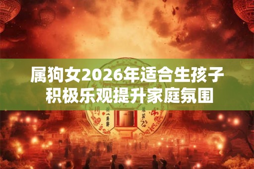 属狗女2026年适合生孩子 积极乐观提升家庭氛围