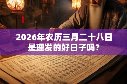 2026年农历三月二十八日是理发的好日子吗？