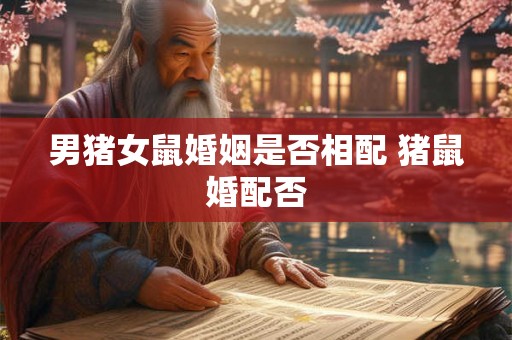 男猪女鼠婚姻是否相配 猪鼠婚配否