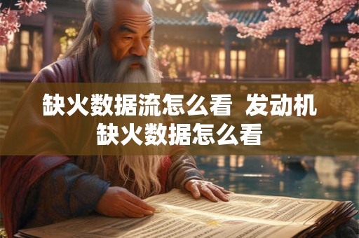 缺火数据流怎么看 发动机缺火数据怎么看 缺火数据流怎么看 发动机缺火数据怎么看