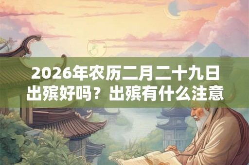 2026年农历二月二十九日出殡好吗？出殡有什么注意事项？