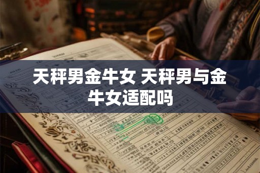 天秤男金牛女 天秤男与金牛女适配吗 天秤男金牛女 天秤男与金牛女适配吗
