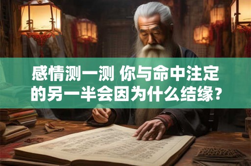 感情测一测 你与命中注定的另一半会因为什么结缘？