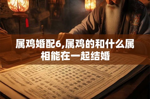 属鸡婚配6,属鸡的和什么属相能在一起结婚