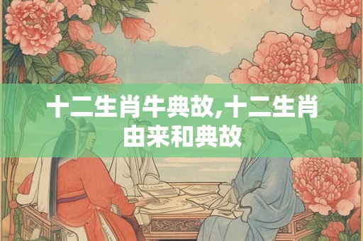 十二生肖牛典故,十二生肖由来和典故