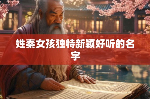 姓秦女孩独特新颖好听的名字