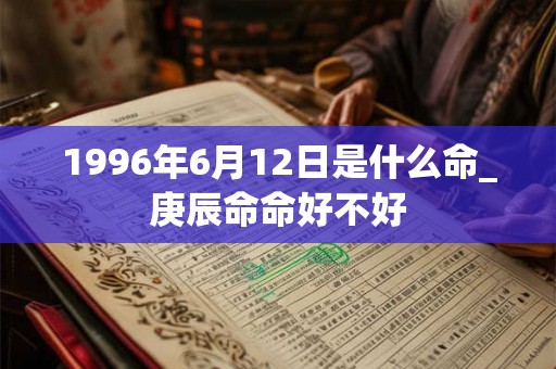 1996年6月12日是什么命_庚辰命命好不好