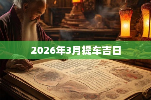2026年3月提车吉日