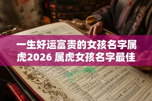 一生好运富贵的女孩名字属虎2026 属虎女孩名字最佳字