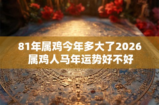 81年属鸡今年多大了2026 属鸡人马年运势好不好