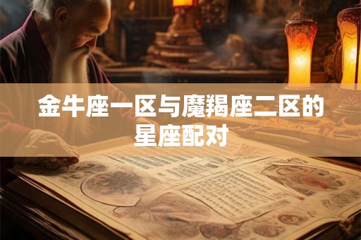 金牛座一区与魔羯座二区的星座配对