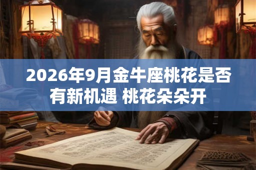 2026年9月金牛座桃花是否有新机遇 桃花朵朵开