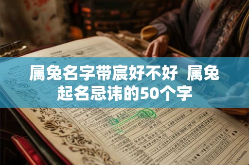属兔名字带宸好不好  属兔起名忌讳的50个字