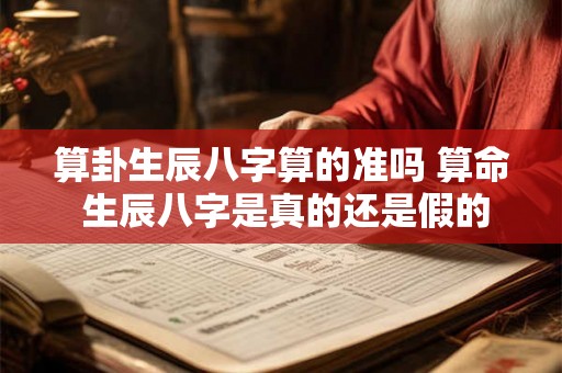 算卦生辰八字算的准吗 算命 生辰八字是真的还是假的