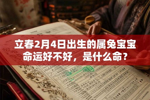 立春2月4日出生的属兔宝宝命运好不好，是什么命？