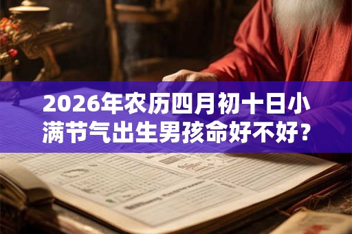2026年农历四月初十日小满节气出生男孩命好不好? 2026年农历四月初十日小满节气出生男孩命好不好?