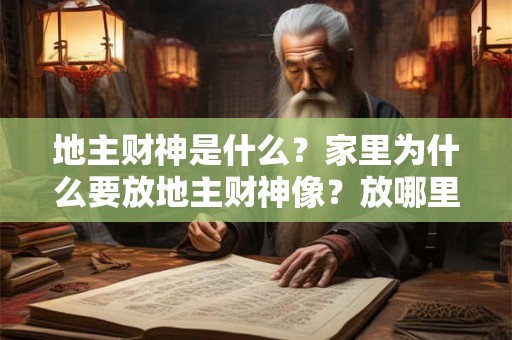 地主财神是什么？家里为什么要放地主财神像？放哪里好？