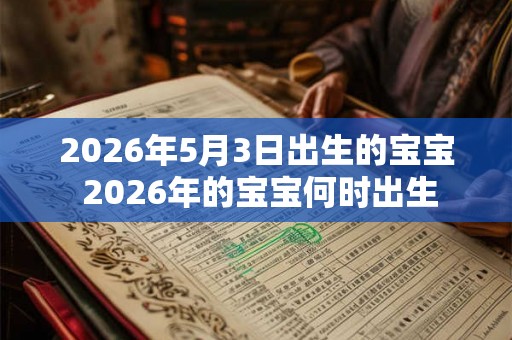 2026年5月3日出生的宝宝 2026年的宝宝何时出生 2026年5月3日出生的宝宝 2026年的宝宝何时出生