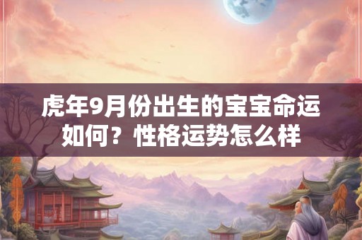 虎年9月份出生的宝宝命运如何？性格运势怎么样