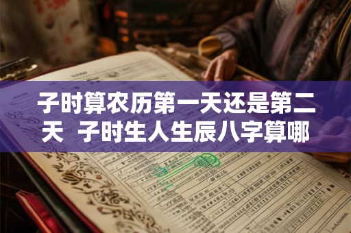 子时算农历第一天还是第二天  子时生人生辰八字算哪一天