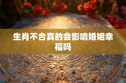 生肖不合真的会影响婚姻幸福吗