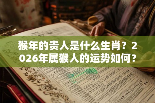 猴年的贵人是什么生肖？2026年属猴人的运势如何？