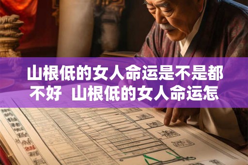 山根低的女人命运是不是都不好  山根低的女人命运怎样