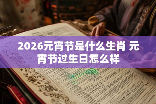 2026元宵节是什么生肖 元宵节过生日怎么样