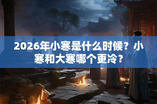 2026年小寒是什么时候？小寒和大寒哪个更冷？
