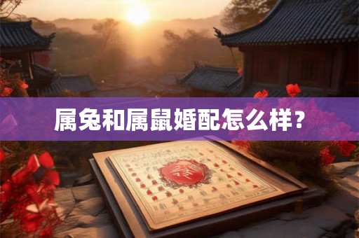 属兔和属鼠婚配怎么样？