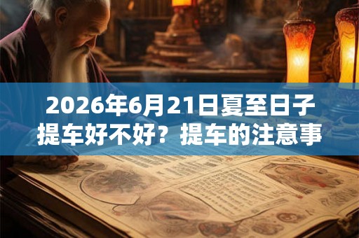 2026年6月21日夏至日子提车好不好？提车的注意事项？