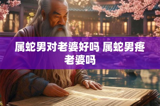 属蛇男对老婆好吗 属蛇男疼老婆吗