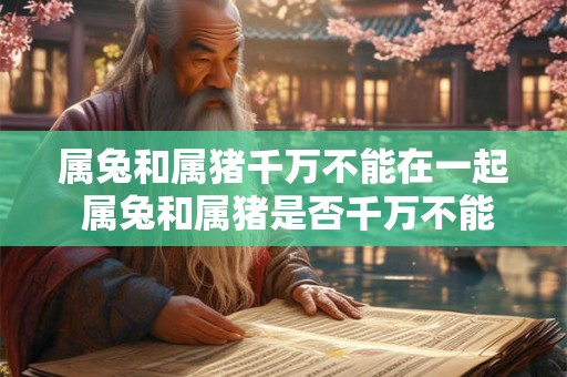 属兔和属猪千万不能在一起 属兔和属猪是否千万不能在一起