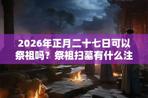 2026年正月二十七日可以祭祖吗？祭祖扫墓有什么注意事项？