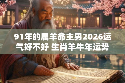 91年的属羊命主男2026运气好不好 生肖羊牛年运势如何 91年的属羊命主男2026运气好不好 生肖羊牛年运势如何