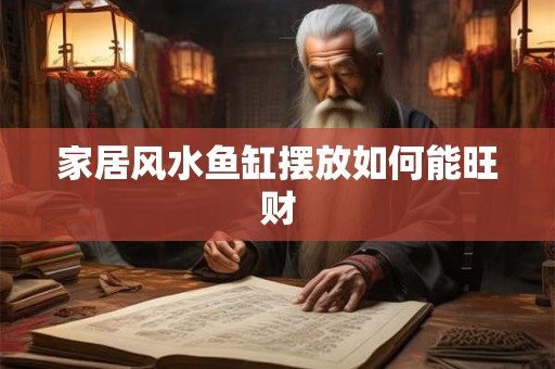 家居风水鱼缸摆放如何能旺财