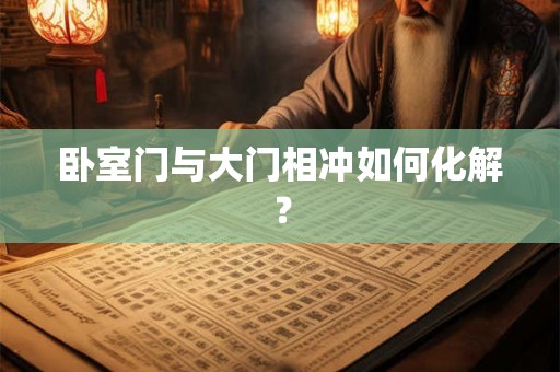 卧室门与大门相冲如何化解？