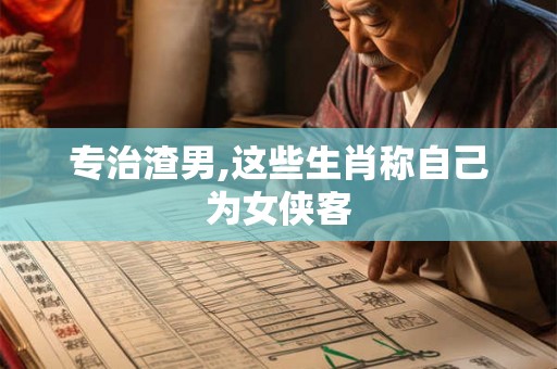专治渣男,这些生肖称自己为女侠客